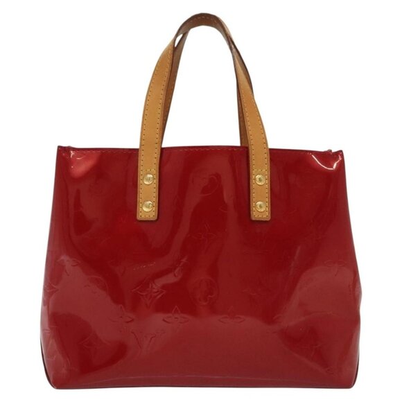 LOUIS VUITTON Monogram Vernis Reade PM Hand Bag Pomme D'amour - Picture 10 of 15